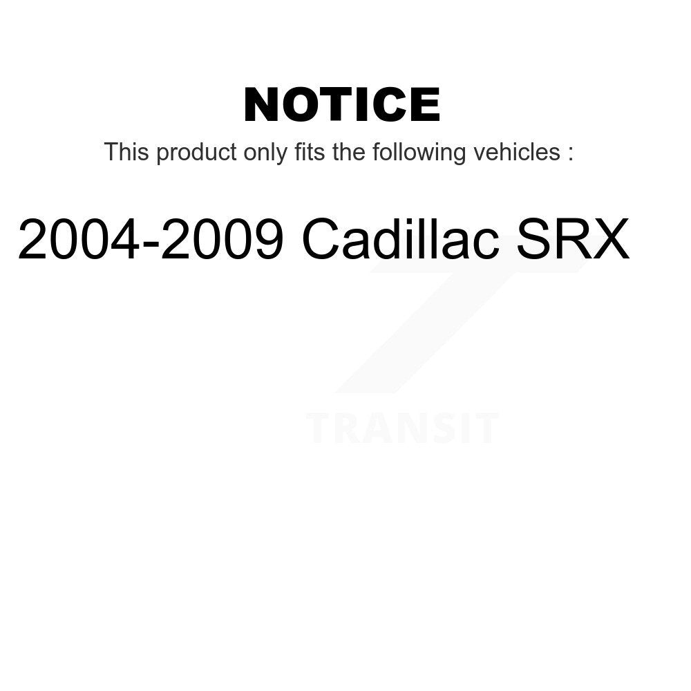 [Avant] Kit de Disque de frein pour 2004-2009 Cadillac SRX K8-100087