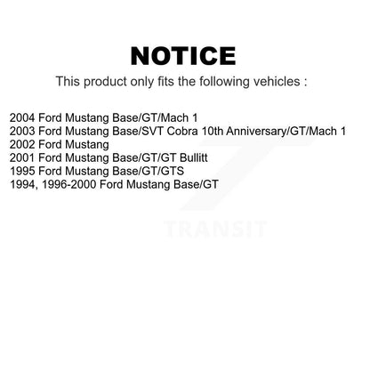 [Avant] Kit de Disque de frein pour Ford Mustang K8-100137