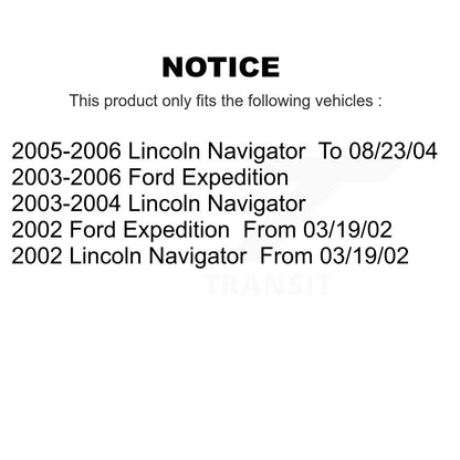 [Avant] Kit de Disque de frein pour Ford Expedition Lincoln Navigator K8-100159