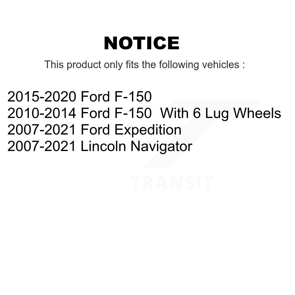 [Avant] Kit de Disque de frein pour Ford F-150 Expedition Lincoln Navigator K8-100176