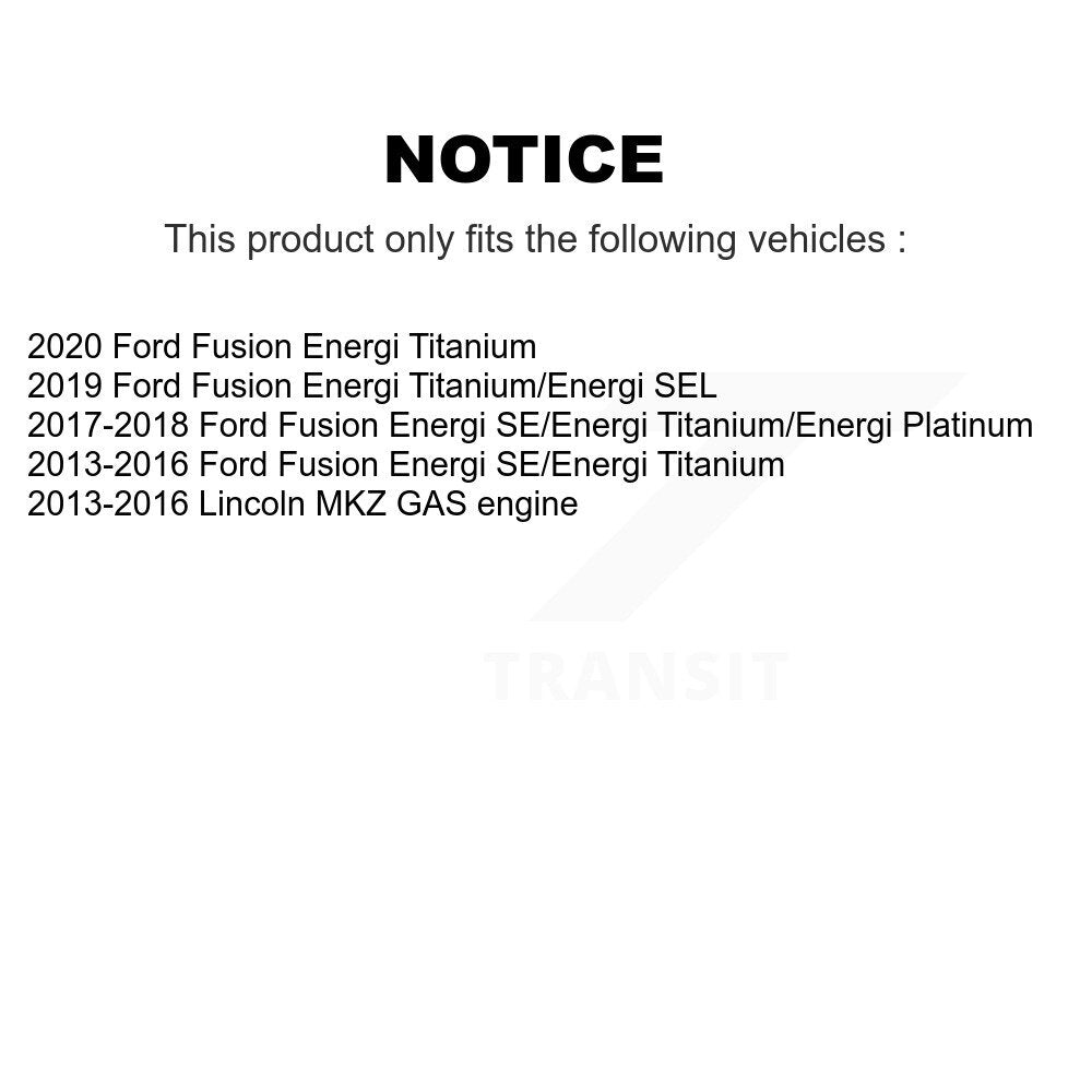 [Avant] Kit de Disque de frein pour Ford Fusion Lincoln MKZ K8-100192