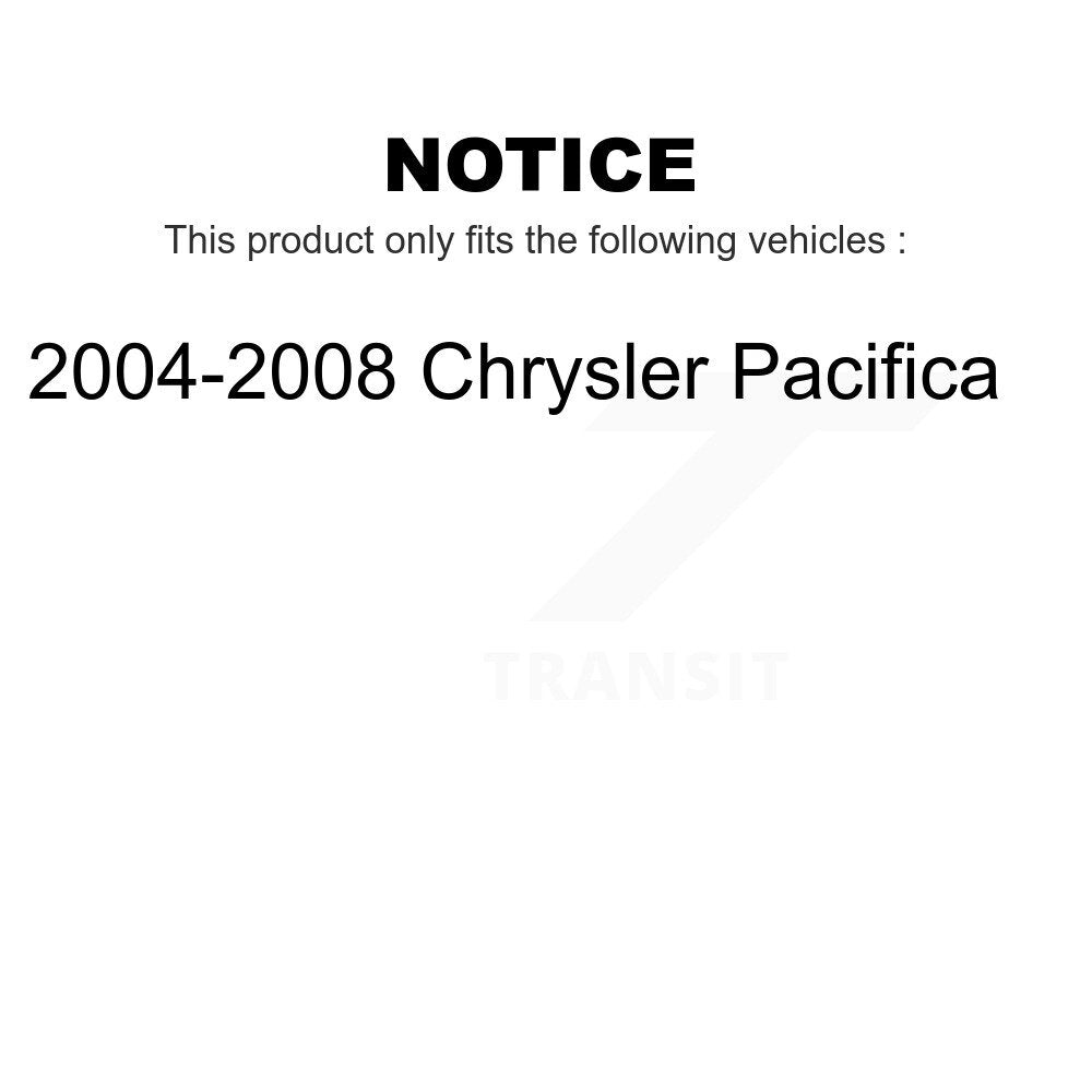 [Avant] Kit de Disque de frein pour 2004-2008 Chrysler Pacifica K8-100228