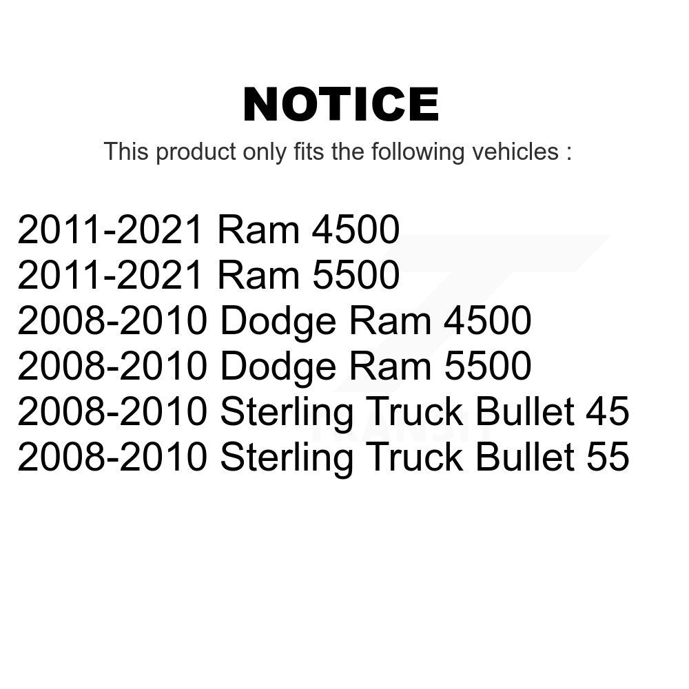 [Avant] Kit de Disque de frein pour Ram 5500 Dodge Sterling Truck 4500 Bullet 45 55 K8-100245