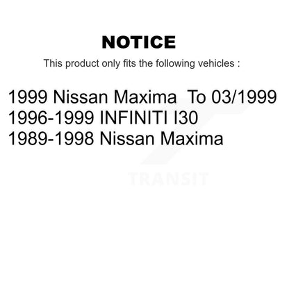 [Avant] Kit de Disque de frein pour Nissan Maxima INFINITI I30 K8-100263