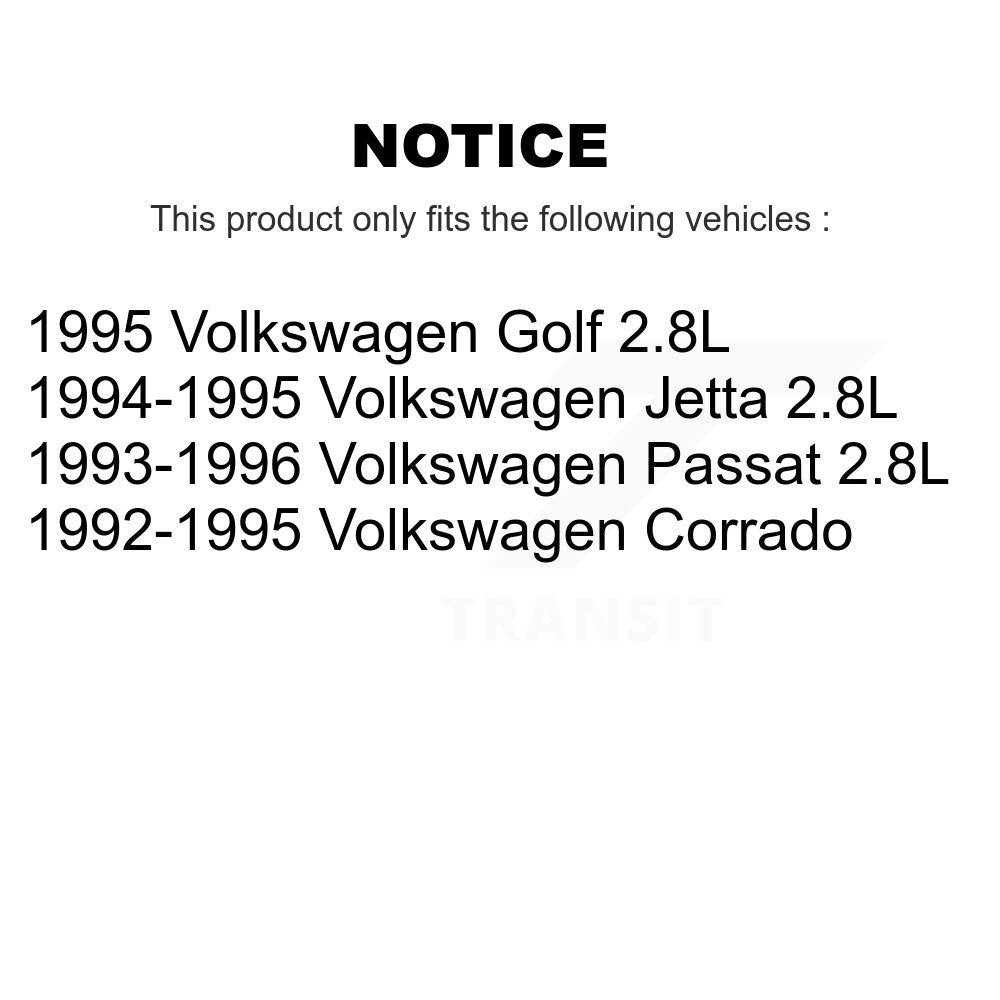 [Avant] Kit de Disque de frein pour Volkswagen Jetta Passat Corrado Golf K8-100276