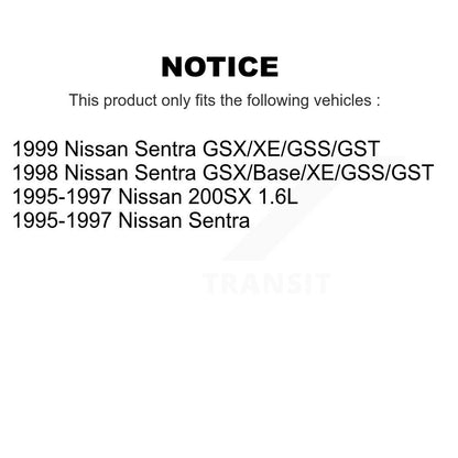[Avant] Kit de Disque de frein pour Nissan Sentra 200SX K8-100287