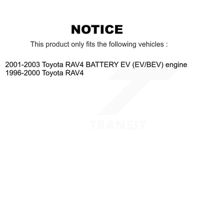 [Avant] Kit de Disque de frein pour Toyota RAV4 K8-100289