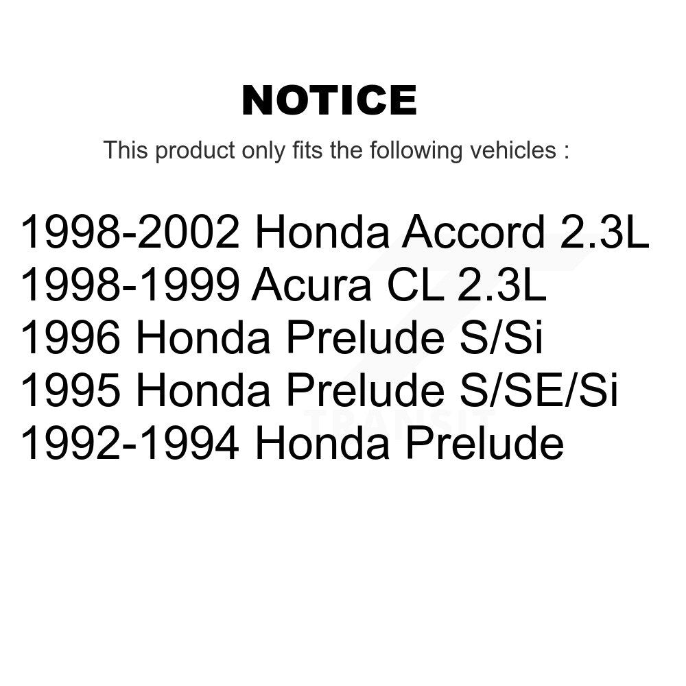 [Avant] Kit de Disque de frein pour Honda Accord Acura CL Prelude K8-100295