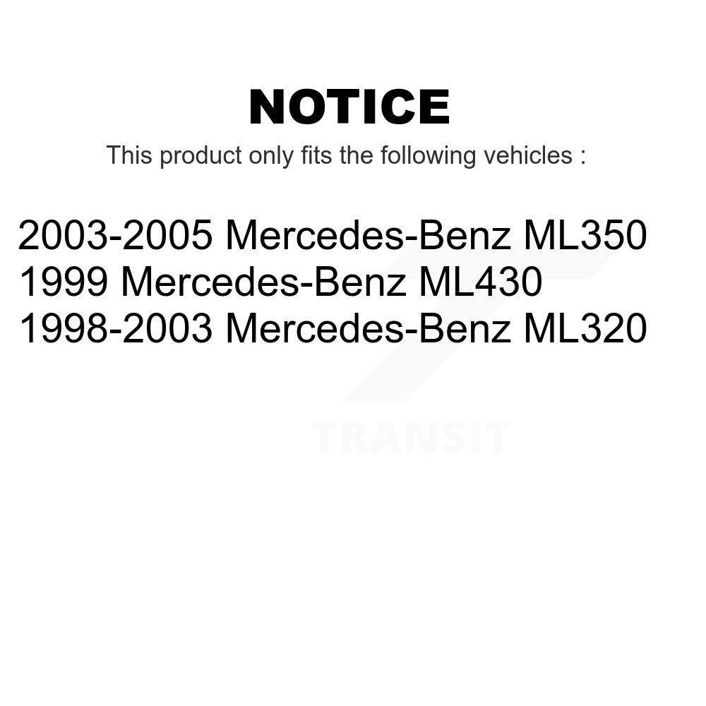 [Avant] Kit de Disque de frein pour Mercedes-Benz ML320 ML350 ML430 K8-100305