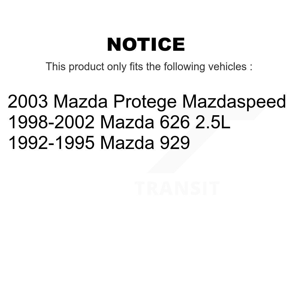 [Avant] Kit de Disque de frein pour Mazda 626 Protege 929 K8-100306
