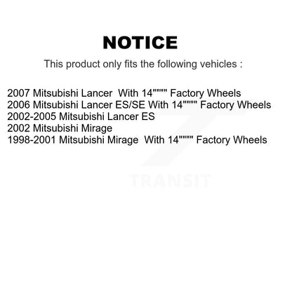 [Avant] Kit de Disque de frein pour Mitsubishi Lancer Mirage K8-100321