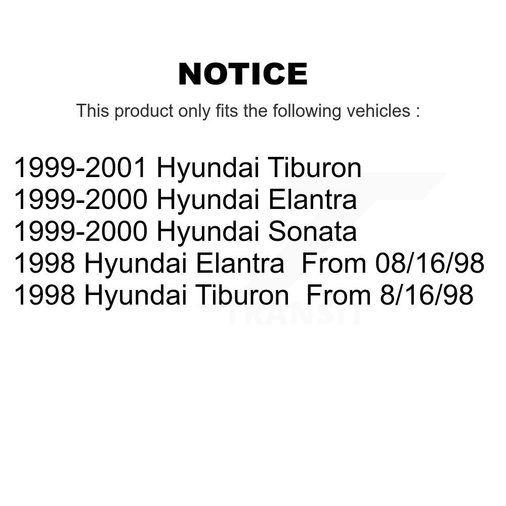 [Avant] Kit de Disque de frein pour Hyundai Elantra Tiburon Sonata K8-100323