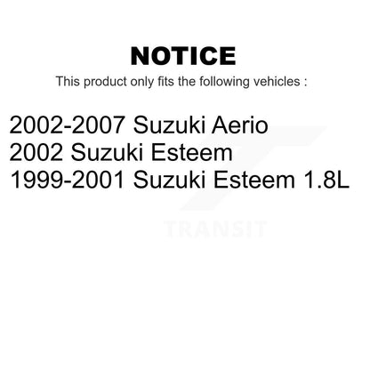 [Avant] Kit de Disque de frein pour Suzuki Aerio Esteem K8-100330