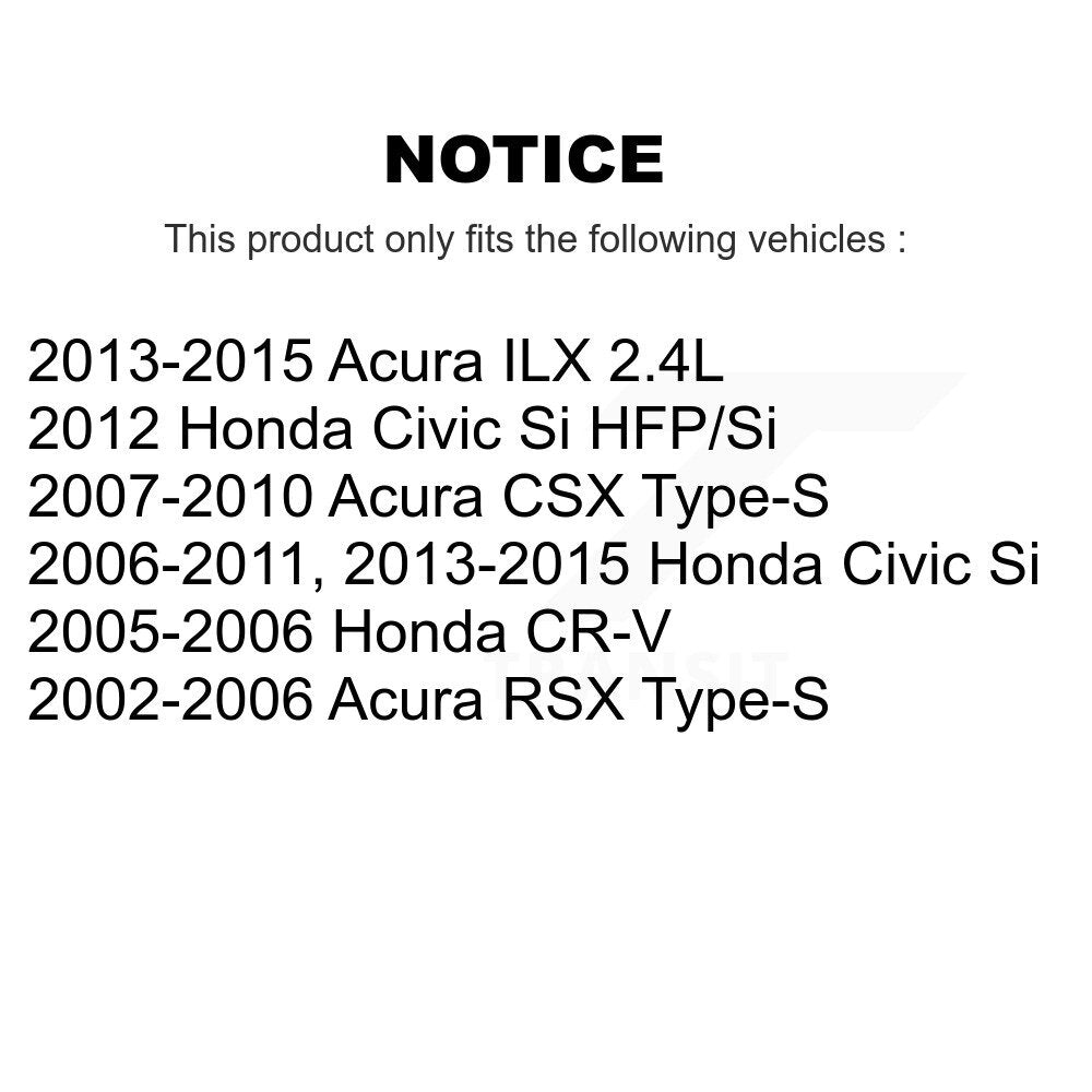 [Avant] Kit de Disque de frein pour Honda Civic CR-V Acura RSX ILX CSX K8-100389