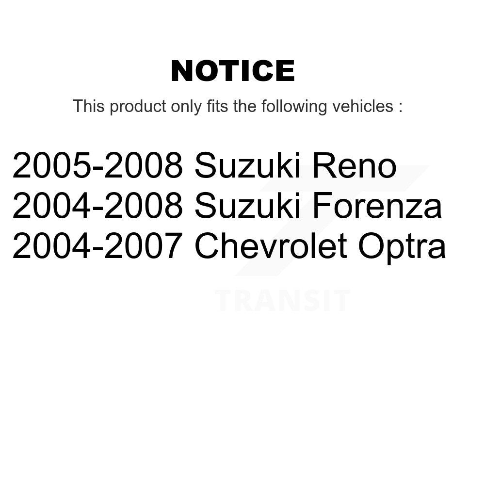 [Avant] Kit de Disque de frein pour Suzuki Forenza Reno Chevrolet Optra K8-100395