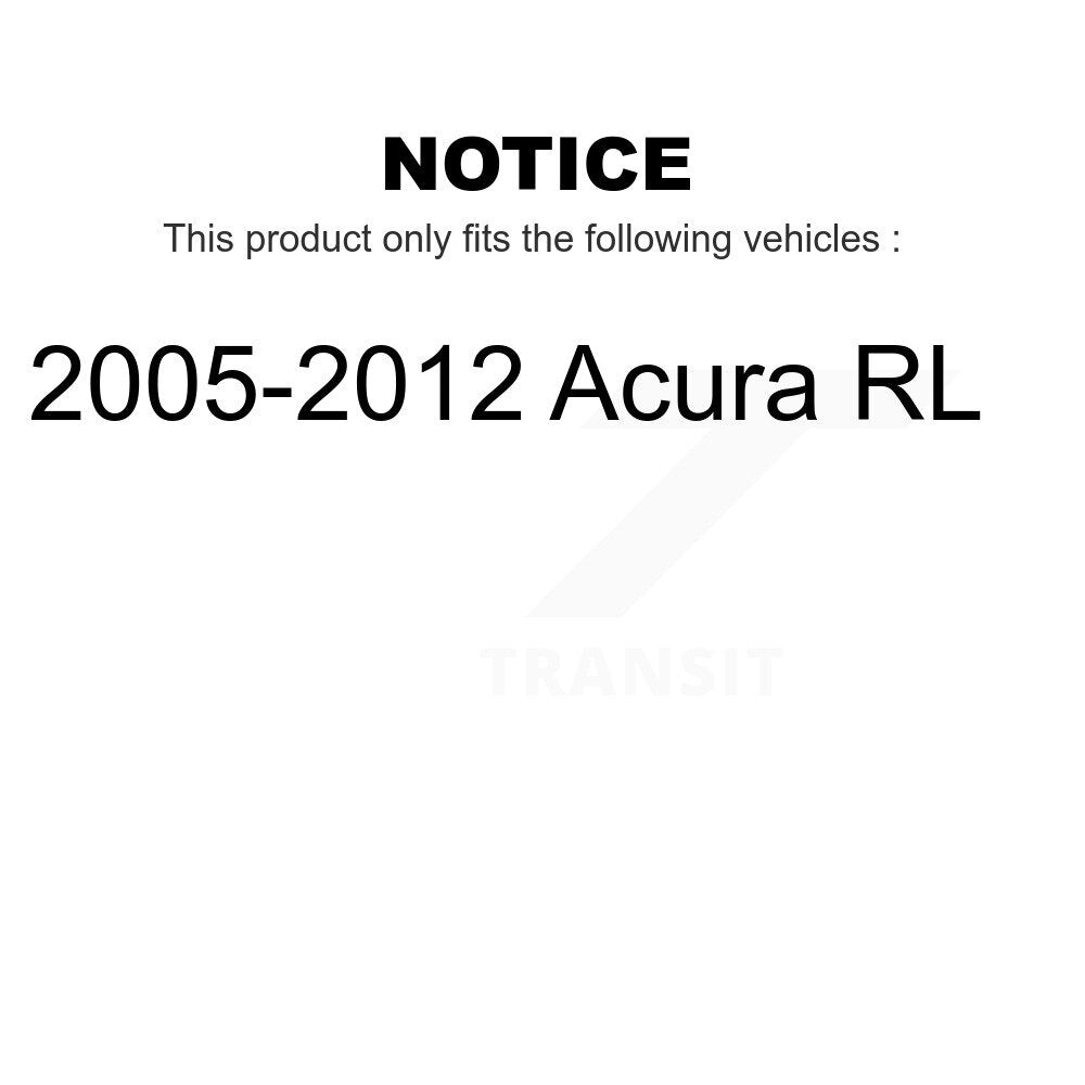 [Avant] Kit de Disque de frein pour 2005-2012 Acura RL K8-100397