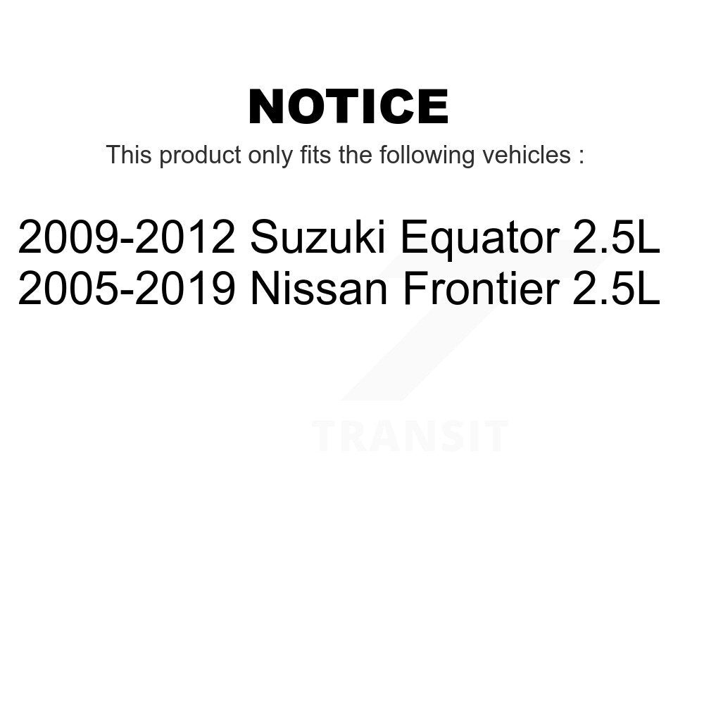 [Avant] Kit de Disque de frein pour Nissan Frontier Suzuki Equator 2.5L K8-100403