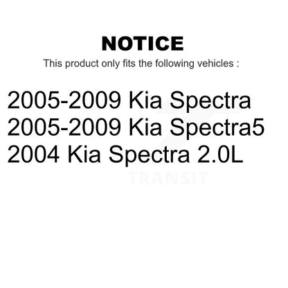 [Avant] Kit de Disque de frein pour Kia Spectra Spectra5 K8-100408