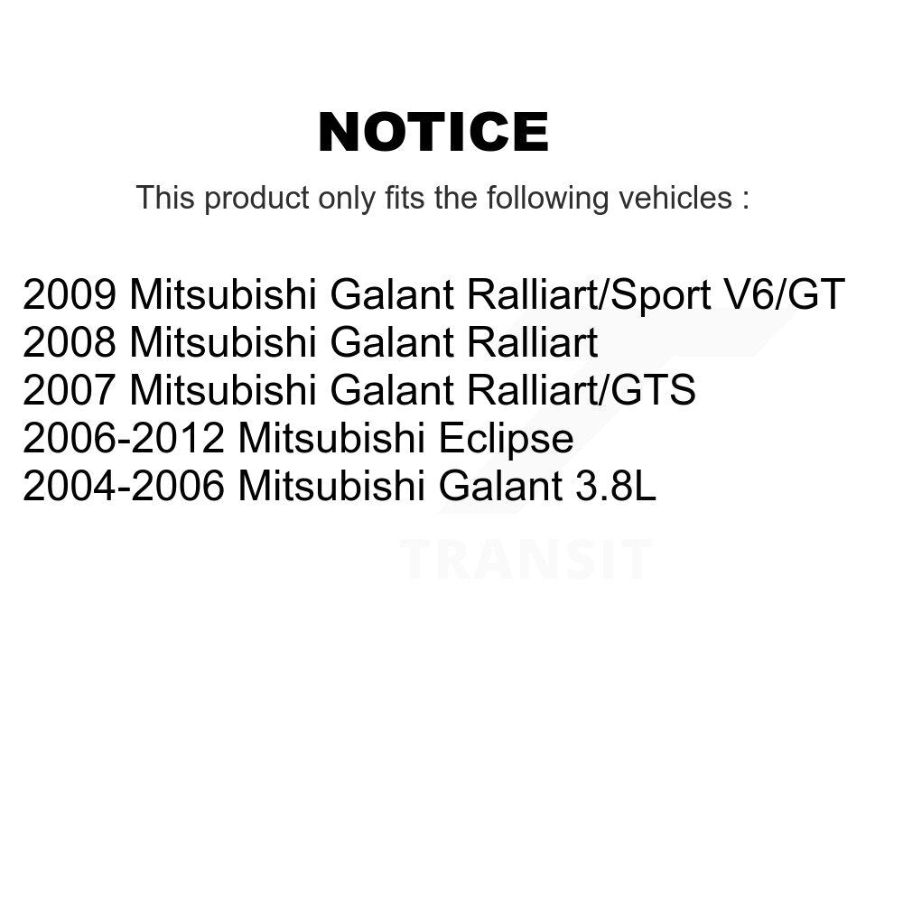 [Avant] Kit de Disque de frein pour Mitsubishi Galant Eclipse K8-100417