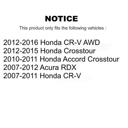 [Avant] Kit de Disque de frein pour Honda CR-V Acura RDX Crosstour Accord K8-100436