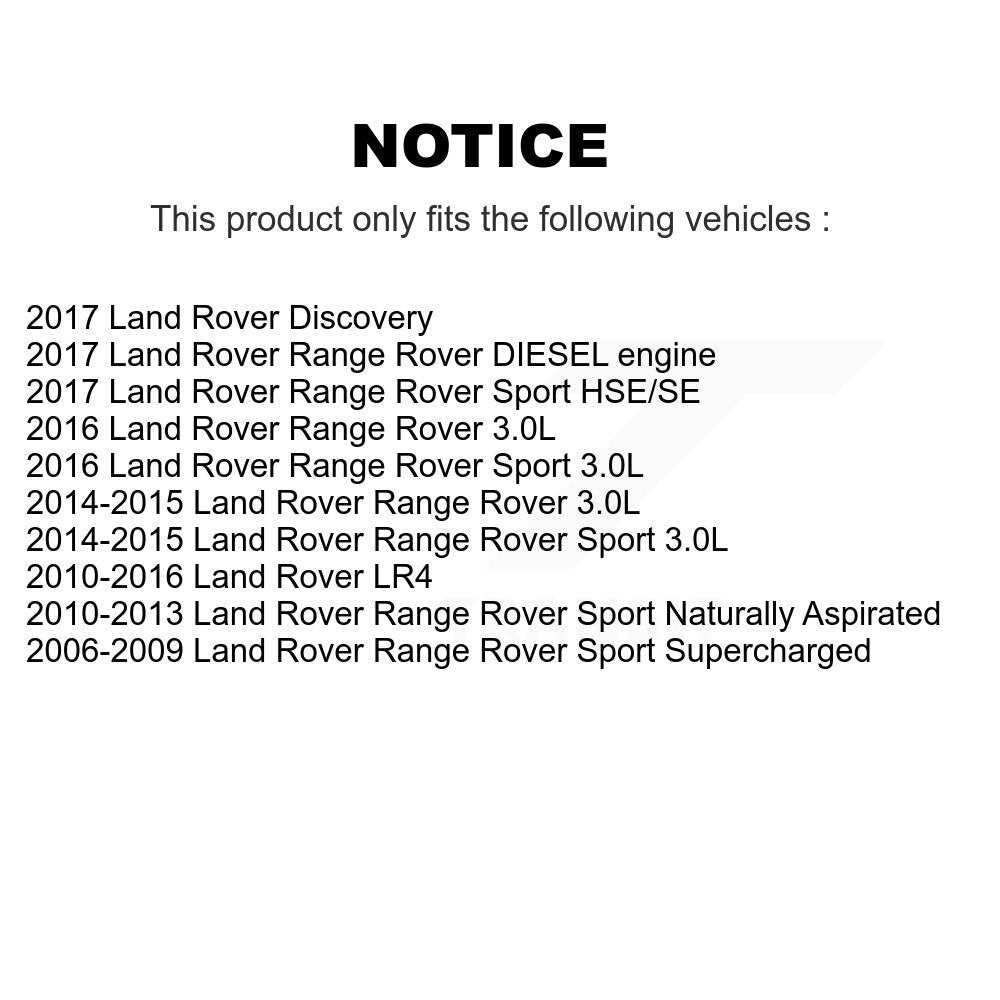 [Avant] Kit de Disque de frein pour Land Rover Range Sport LR4 Discovery K8-100440