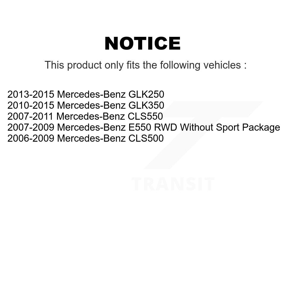 [Avant] Kit de Disque de frein pour Mercedes-Benz GLK350 CLS550 CLS500 GLK250 E550 K8-100443