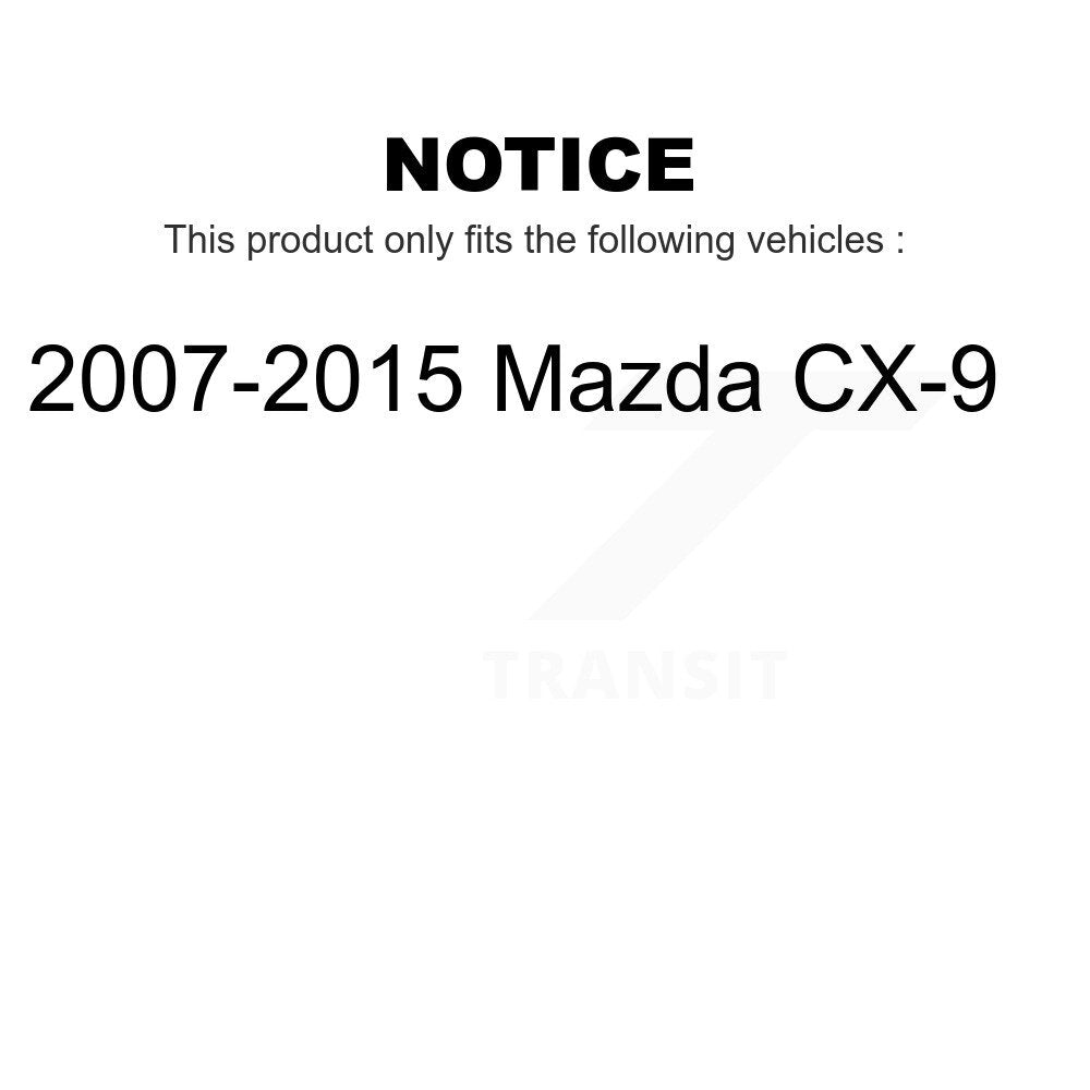 [Avant] Kit de Disque de frein pour 2007-2015 Mazda CX-9 K8-100453