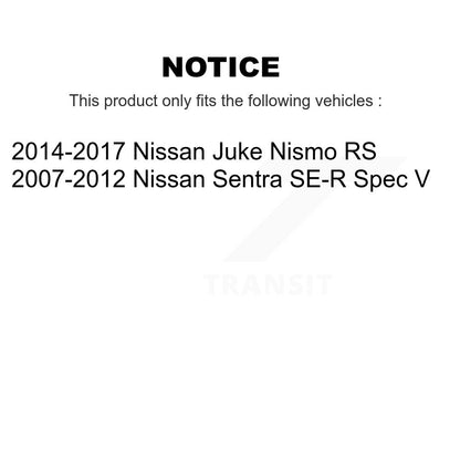 [Avant] Kit de Disque de frein pour Nissan Sentra Juke K8-100470