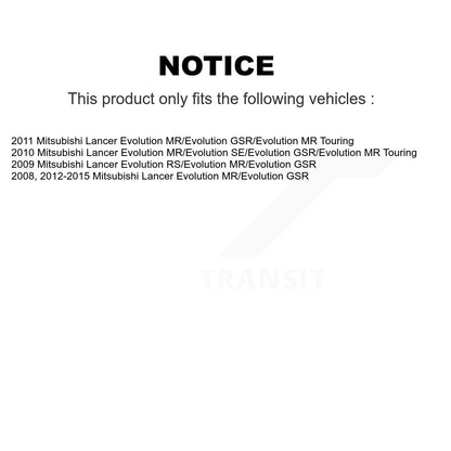[Avant] Kit de Disque de frein pour Mitsubishi Lancer K8-100477