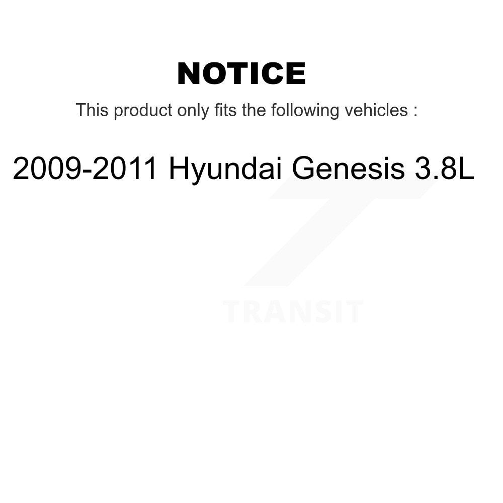 [Avant] Kit de Disque de frein pour 2009-2011 Hyundai Genesis 3.8L K8-100487