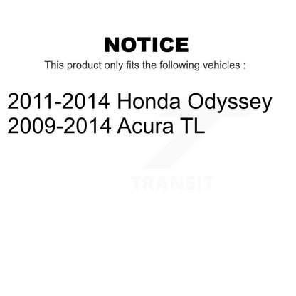 [Avant] Kit de Disque de frein pour Honda Odyssey Acura TL K8-100492