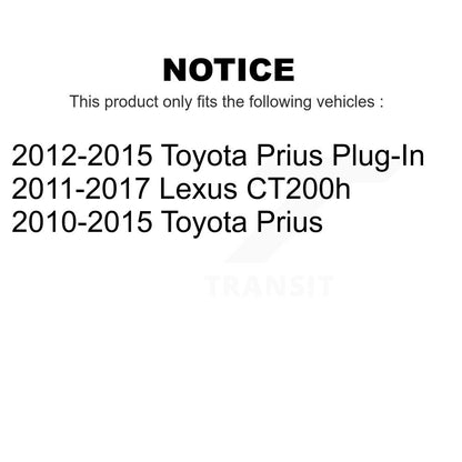 [Avant] Kit de Disque de frein pour Toyota Prius Lexus CT200h Plug-In K8-100494