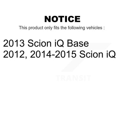 [Avant] Kit de Disque de frein pour Scion iQ K8-100522