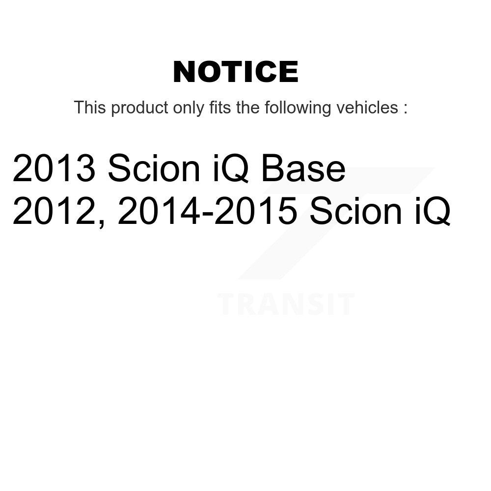 [Avant] Kit de Disque de frein pour Scion iQ K8-100522