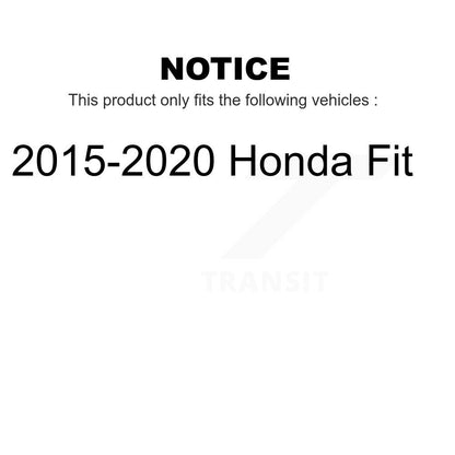 [Avant] Kit de Disque de frein pour 2015-2020 Honda Fit K8-100542