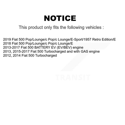 [Avant] Kit de Disque de frein pour Fiat 500 K8-100546