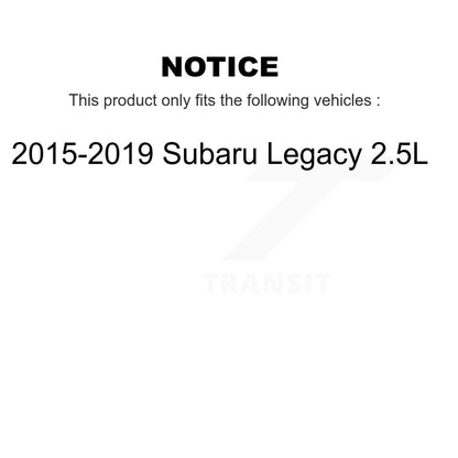 [Avant] Kit de Disque de frein pour 2015-2019 Subaru Legacy 2.5L K8-100552