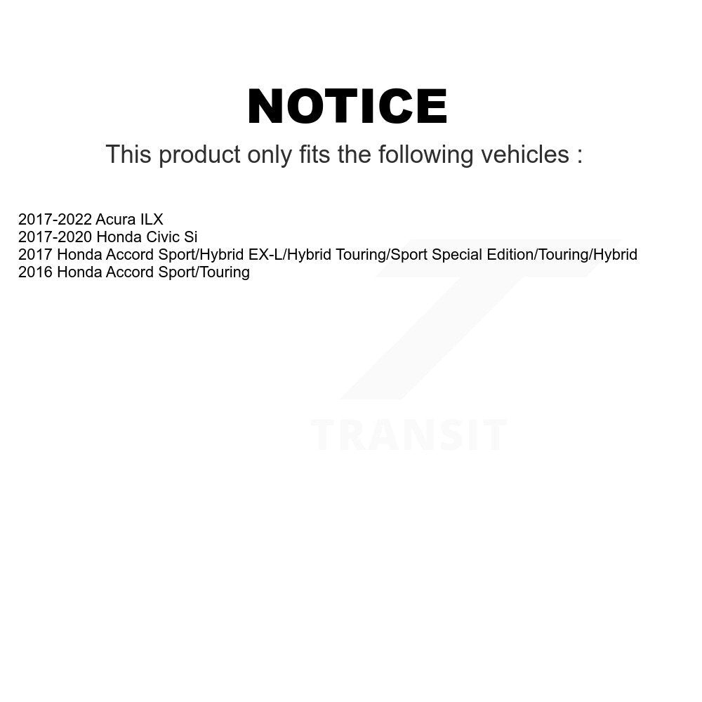 [Avant] Kit de Disque de frein pour Honda Civic Accord Acura ILX K8-100555