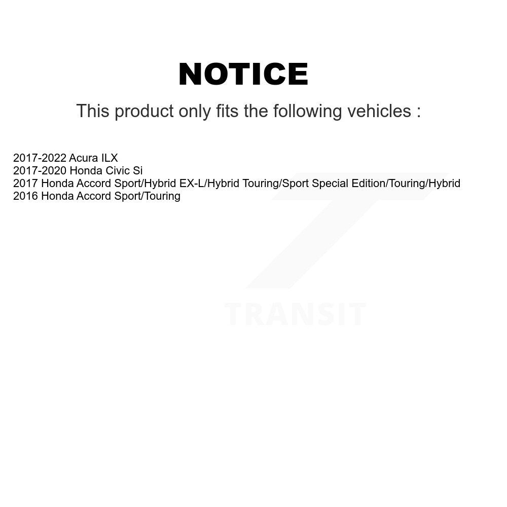 [Avant] Kit de Disque de frein pour Honda Civic Accord Acura ILX K8-100555