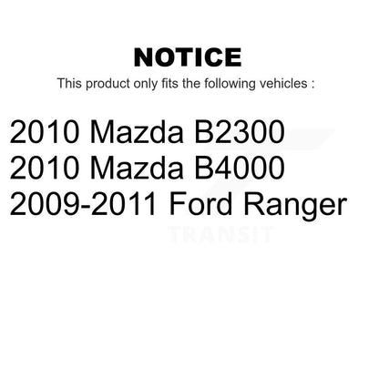 [Arrière] Kit de Disque de frein pour Ford Ranger Mazda B2300 B4000 K8-100666