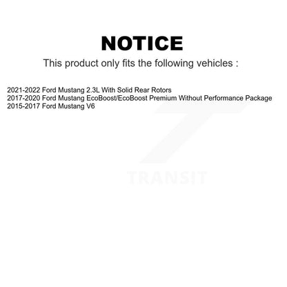 [Arrière] Kit de Disque de frein pour Ford Mustang K8-100676