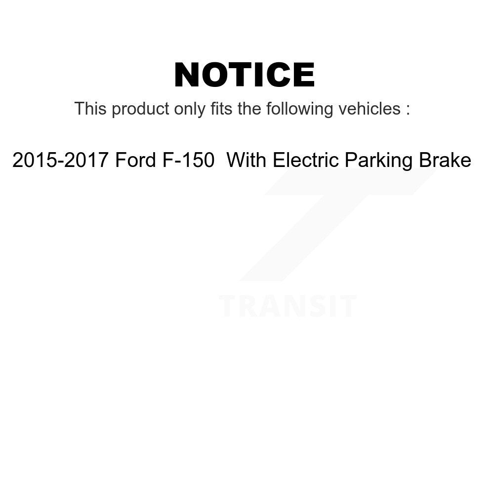 [Arrière] Kit de Disque de frein pour 2015-2017 Ford F-150 avec Electric Parking K8-100678