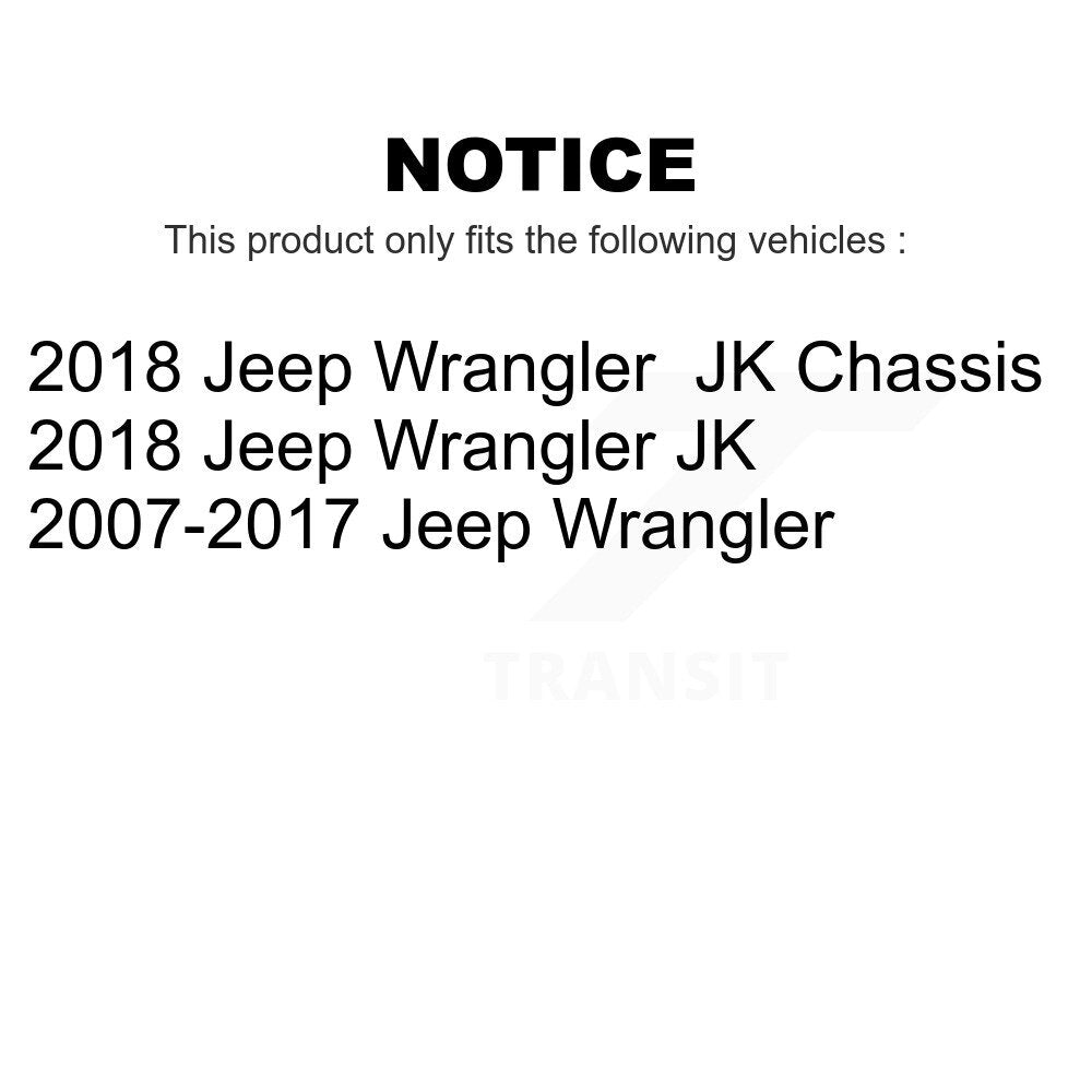 [Arrière] Kit de Disque de frein pour Jeep Wrangler JK K8-100702