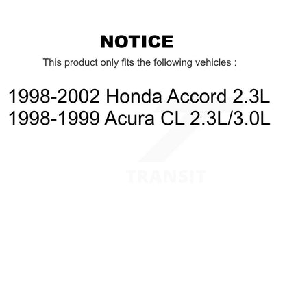 [Arrière] Kit de Disque de frein pour Honda Accord Acura CL K8-100740