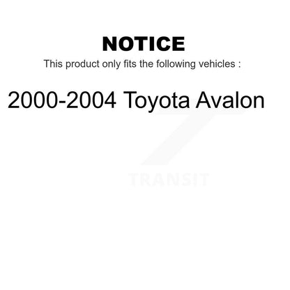 [Arrière] Kit de Disque de frein pour 2000-2004 Toyota Avalon K8-100753