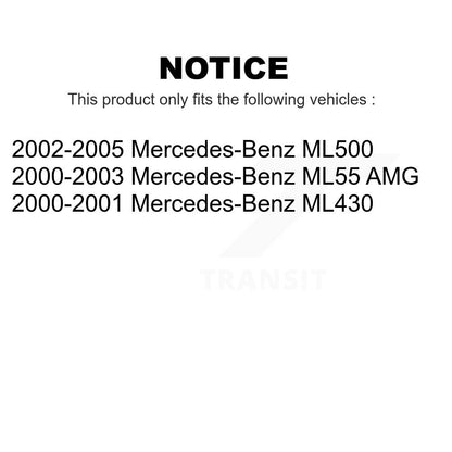 [Arrière] Kit de Disque de frein pour Mercedes-Benz ML500 ML430 ML55 AMG K8-100757