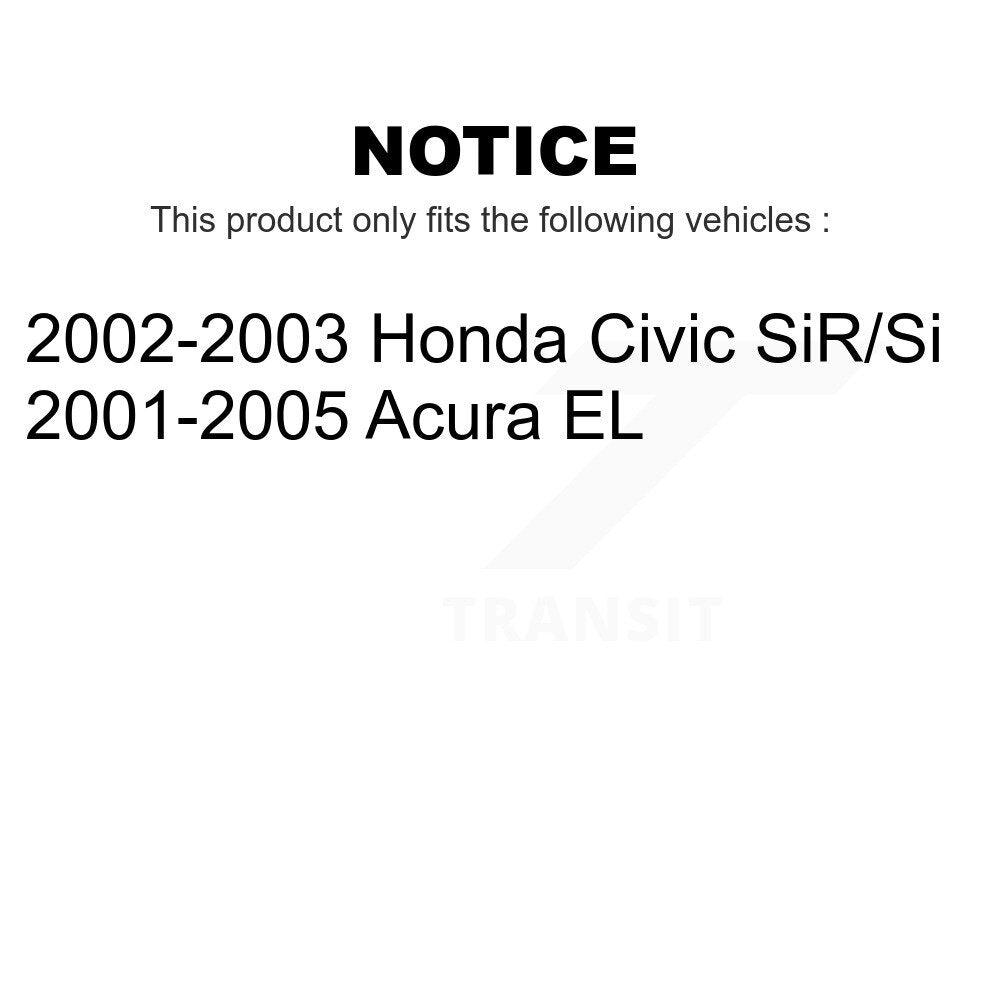 [Arrière] Kit de Disque de frein pour Honda Civic Acura EL K8-100791