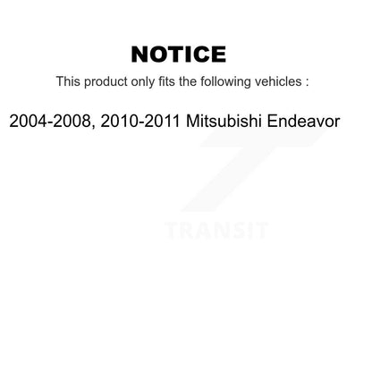 [Arrière] Kit de Disque de frein pour Mitsubishi Endeavor K8-100792