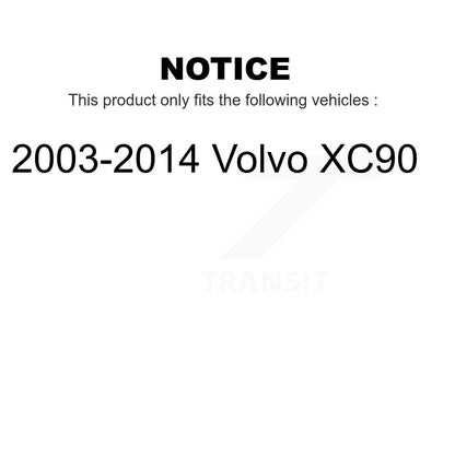 [Arrière] Kit de Disque de frein pour 2003-2014 Volvo XC90 K8-100803