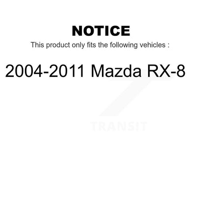 [Arrière] Kit de Disque de frein pour 2004-2011 Mazda RX-8 K8-100854